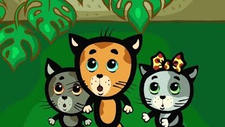 Мультики для малышей - Три котенка - Кто рисует на стене нашего подъезда (2 сезон | серия 8)