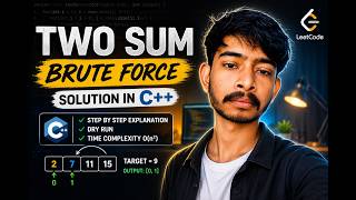 Two Sum | LeetCode | Brute Force Solution in C++