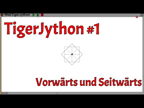 TigerJython #1 Turtle: Move forwards and sideways