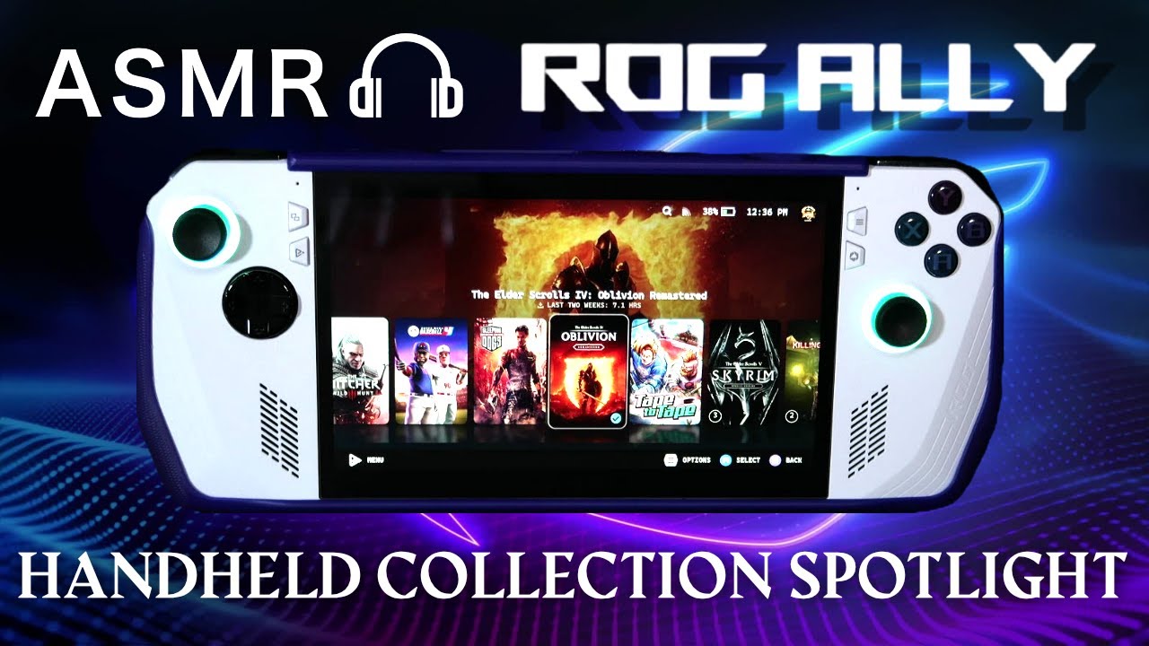 ASMR Handheld Spotlight - ROG Ally - Soft Spoken Tour w/ Bazzite OS ...