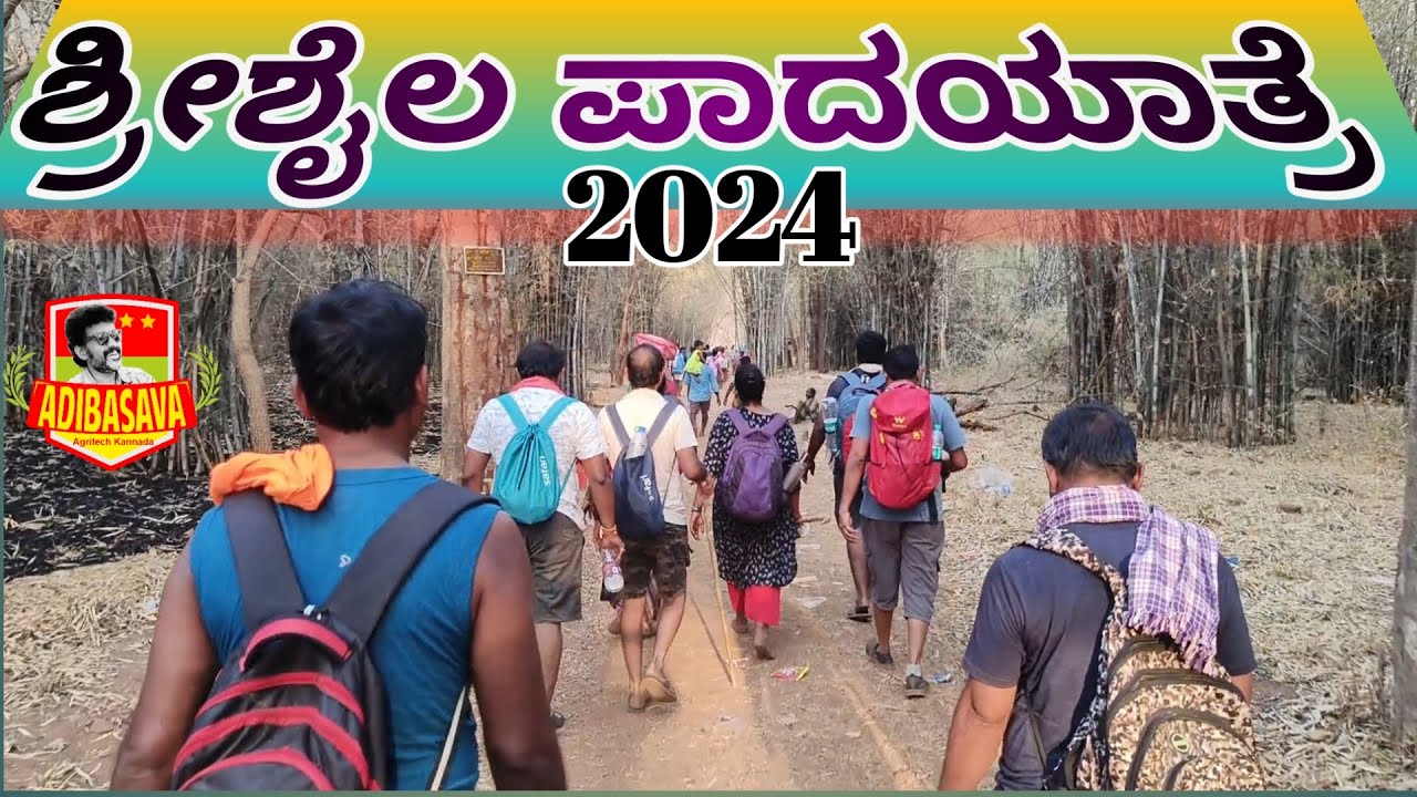 #ಶ್ರೀಶೈಲಪಾದಯಾತ್ರೆ 🕉️#2024 #శ్రీశైలంపాదయాత్ర 2024 🙏shreshaila paadayaayre 2024 #vlog #devotional