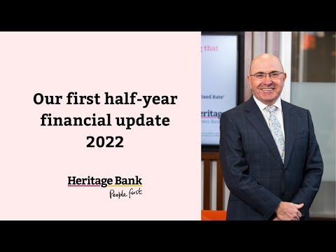 Our first half-year financial update for 2022 | Heritage Bank