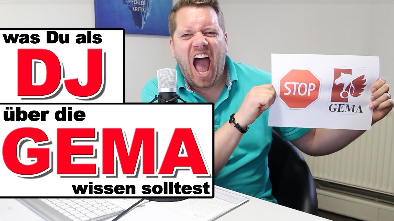 GEMA und DJ. Das solltest Du wissen! In 5 Minuten erklärt