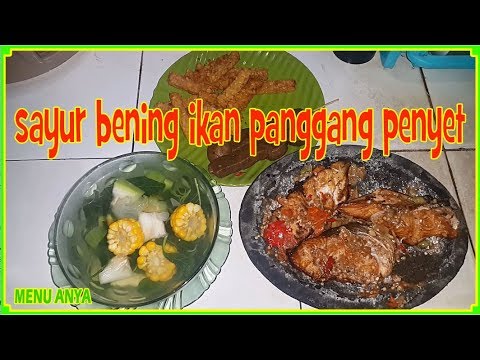 resep-masakan-sayur-bening-sambel-penyet-ikan-panggang-|-indonesian-food-|-resep-sehari-hari