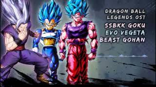 Dragon Ball Legends OST - SSBKK Goku, EVO Vegeta & Beast Gohan
