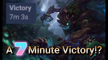 7 Minute Game!? - Journey to Rank 1 Maokai Support - High ELO Full Game VOD