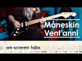 Måneskin - Vent&#39;anni | Guitar cover w/play-along tabs + download