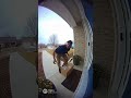 The Delivery Driver Who Looked Scared 🚚😳 #ringcamera #caughtoncamara #doorbellfootage #viralclips