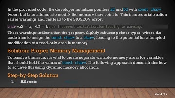 Understanding SIGSEGV: Fixing Invalid Memory Access in C Code