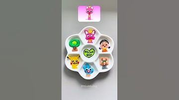 Sprunki sigma boy color mixing🧡Guess the Final color! #colormixing