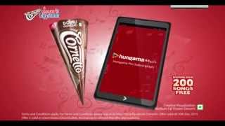 Cornetto 200 Free Songs Offer 5 Sec