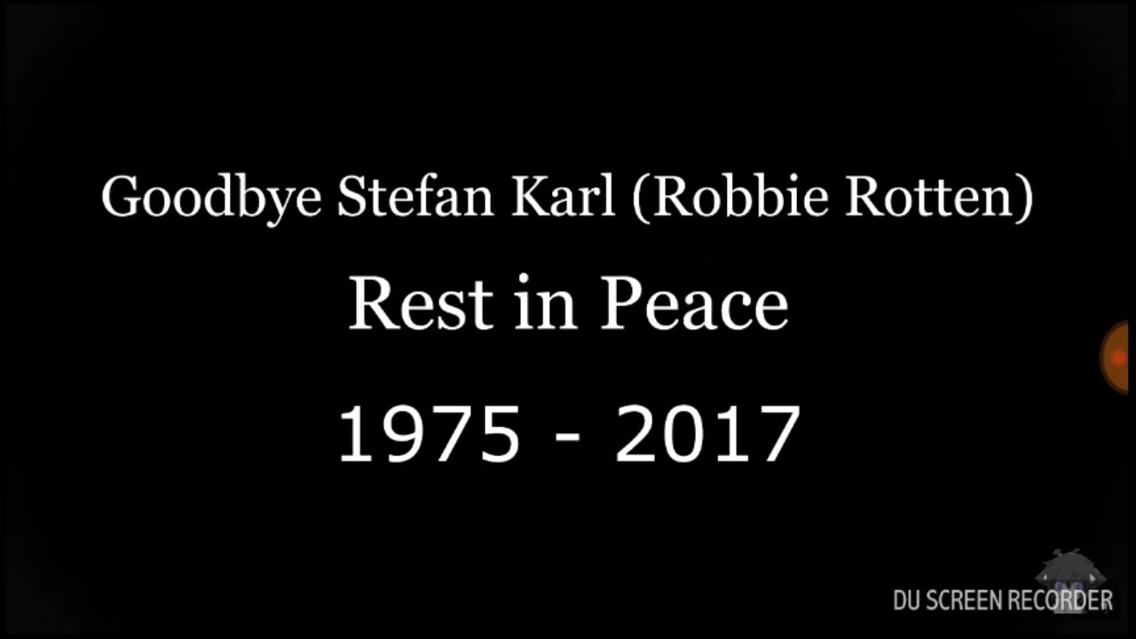 A Tribute To Robbie Rotten From Lazy Town(1975-2017)
