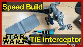 SPEED BUILD del Interceptor TIE UCS de LEGO Star Wars 75382