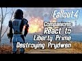 Fallout 4  companions react to liberty prime destroying the prydwen