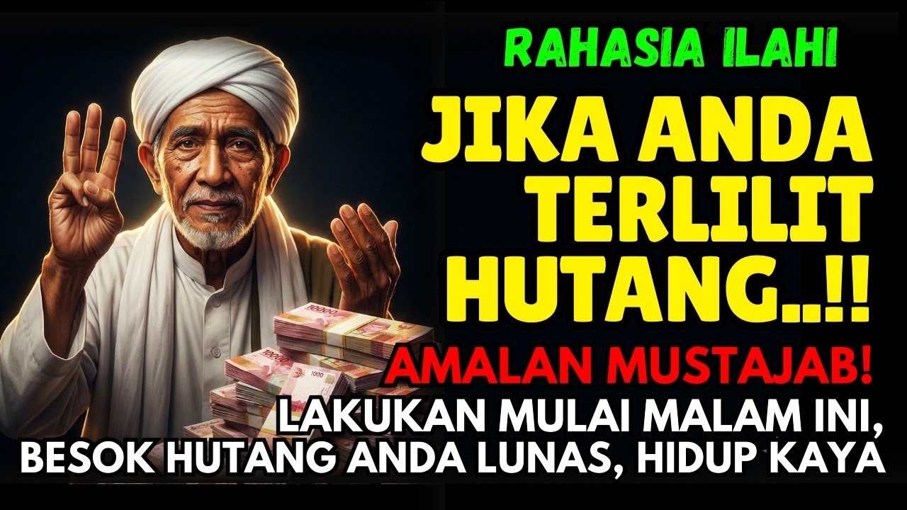 Amalan Pelunas Hutang yang Tak Banyak Orang Tahu! Solusi Ilahi untuk Anda, Jangan Lewatkan!💵