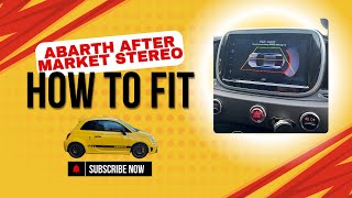 Fitting an after market stereo on an Abarth 595