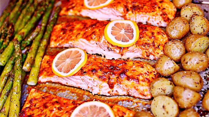 Easy One Pan Baked Salmon and Vegetables