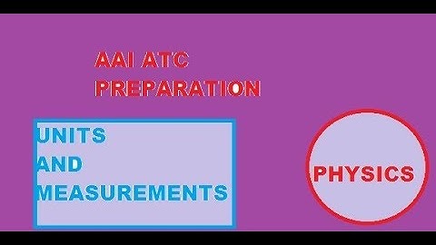 Aai ATC preparation-PHYSICS