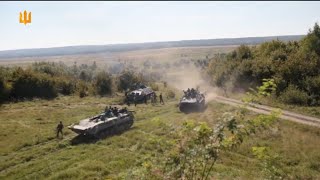 Ukrayna texnikaları rusların qaçdığı Xersonda belə irəliləyir