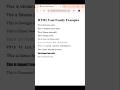 Font family in HTML using CSS