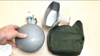 The US Army Arctic Canteen, Cup and Cover.