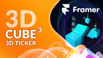 3D Cube in Framer - 3 : Side Opening Animation & Ticker (& Free File)