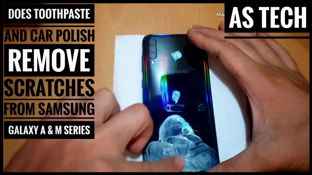 Remove Scratches from your Smartphone Screen with TOOTHPASTE ! 