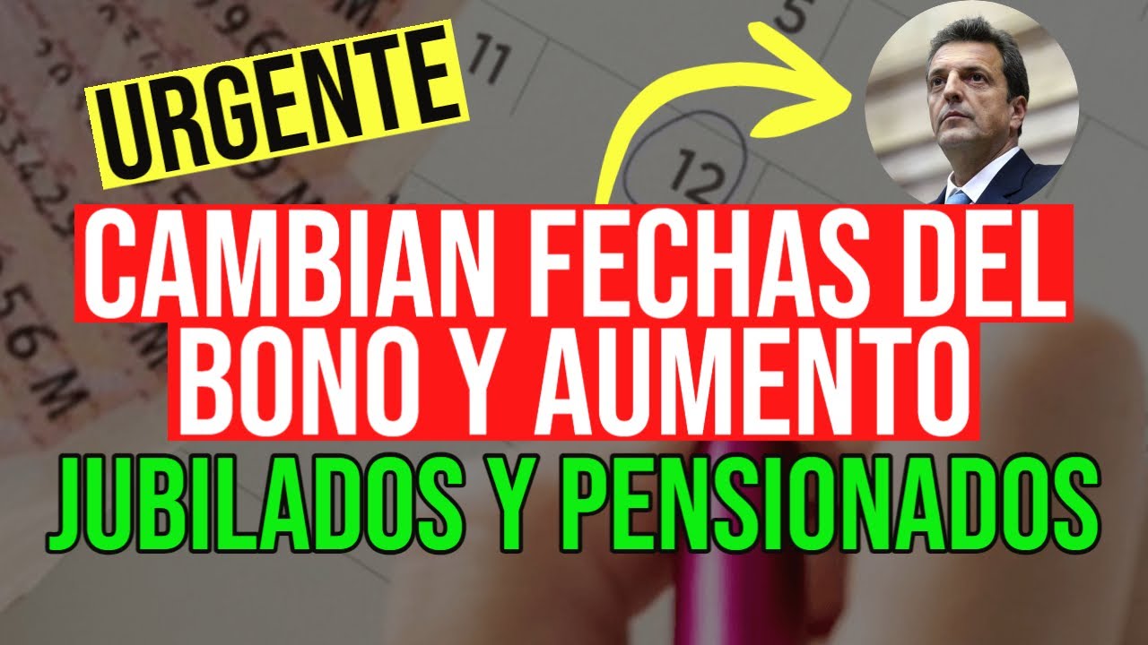 Anses 📆Fechas de Pago del BONO Y AUMENTO Para los Jubilados y PNC en ...