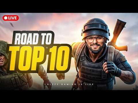 KYA AAJ TOP 10 HOGA? | CONQUEROR RANK PUSH TO #1 | BGMI LIVE