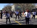 Groves High marching band breaks it down