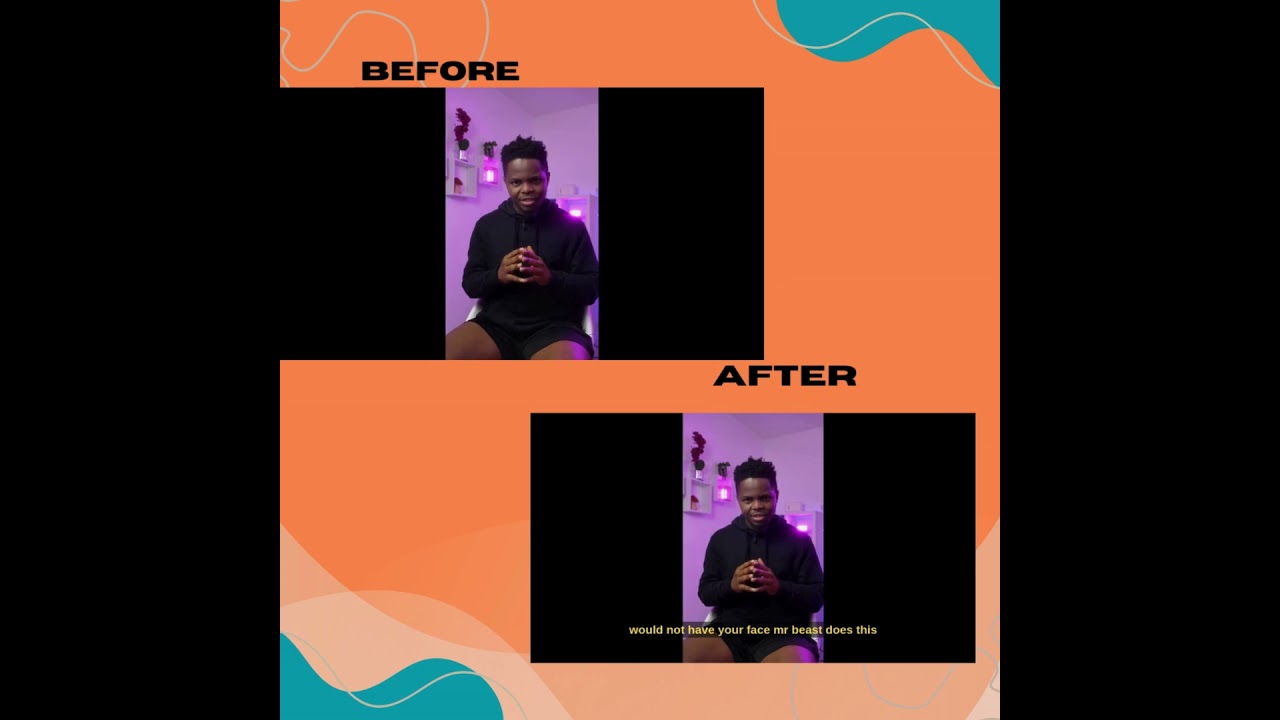 Before and after of a trial edit done on Davinci Resolve #davinciresolve #contentcreation #content