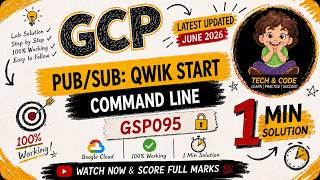 Pub/Sub: Qwik Start - Command Line | GSP095