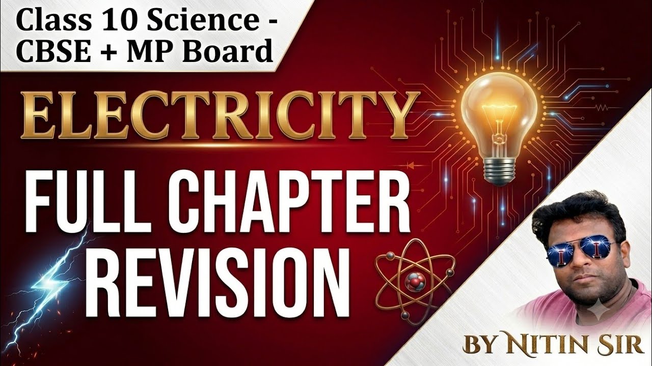 class 10 (Term-II) science quick revision topic: ELECTRICITY - YouTube