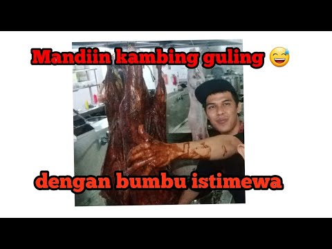 cara membuat kambing guling yang paling enak. 