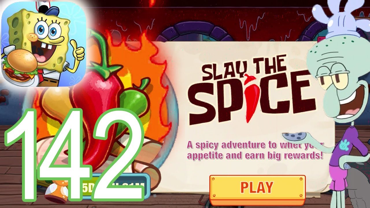 SpongeBob: Krusty Cook-Off - Slay the Spice - Gameplay Video Part 142 (iOS Android)