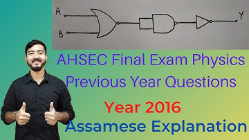 AHSEC Final Exam Physics Previous Year Question Discussion||Year 2016||Find the Equivalent Circuit