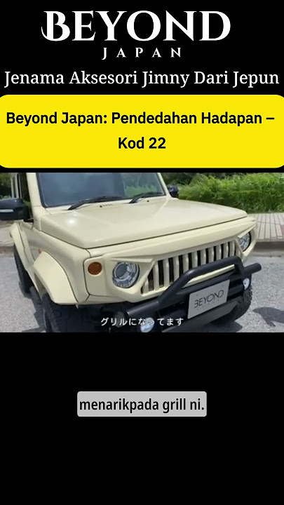 Beyond Japan Customised Jimny 🇯🇵 | Jimny Malaysia Paling Unik & Bergaya! 🚙🔥
