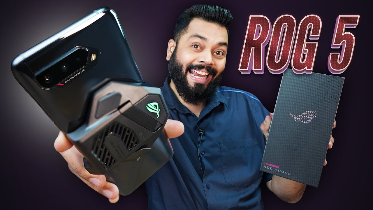 ASUS ROG Phone 5 Unboxing & First Look ⚡ Crazy Fast Gaming Beast!