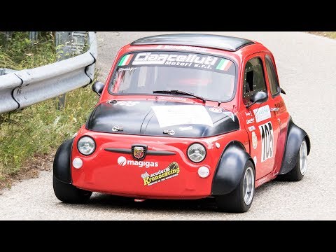 CRAZY FIAT 500 s HEAVY TUNED FOR HILLCLIMB SOUND | CRONOSCALATA COPPA SILA 2018 4K