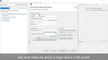 e² studio Quick Start Guide Video for RX671 Family (2/4) - New Project Creation