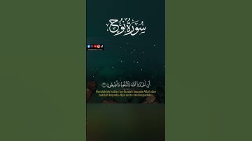 @VoiceOfGuidance  Surah Nuh - Salah Mussaly سورة نوح كاملة صلاح مصلي