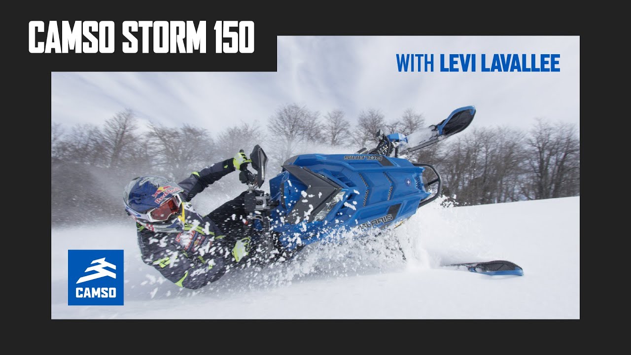 Sled Beyond with Camso Storm 150 track and Levi Lavallee - YouTube