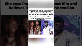 🥊😲 Claressa Calls Out 50 Cent: Step In The Ring With My Husband Papoose#shorts