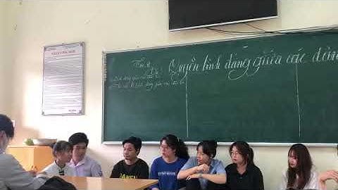 Quyền bình đẳng giữa các dân tộc 12I THPT Sông mã