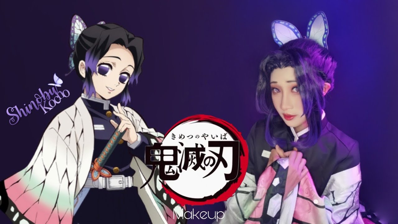 Kochou Shinobu [ Kimetsu no yaiba ] Makeup Tutorial by Irene01 ( Sub JP)​
