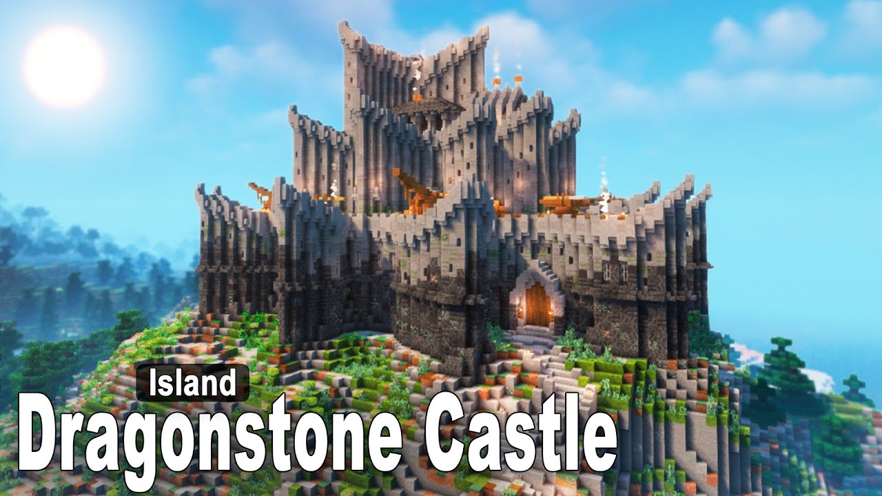 Minecraft: How to build a Dragonstone Castle - Game of Thrones