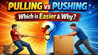 Vectors resolution || Pushing or pulling which one is easier || Class 11 Vectors 