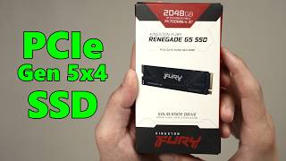 SUPERB SPEEDS! Kingston Fury Renegade G5 PCIe Gen 5x 4 SSD review!