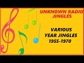 Unknown radio jingles  various year jingles 19551970