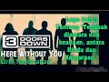 3 Doors Down (Here Without You) Lirik Dan Terjemahan